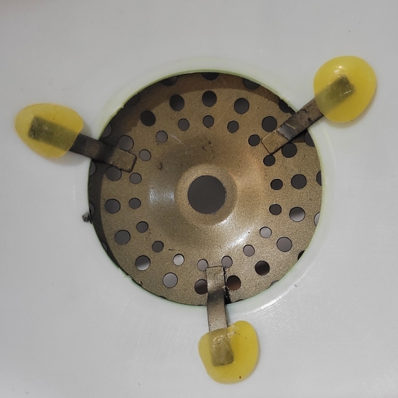 Tiffany Style Stained Plastic Floral Hanging Light Shade Ceiling Fixture Vintage - Picture 6 of 8